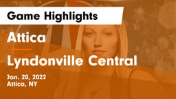 Attica  vs Lyndonville Central Game Highlights - Jan. 20, 2022