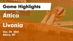 Attica  vs Livonia  Game Highlights - Oct. 29, 2021