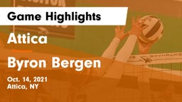 Attica  vs Byron Bergen Game Highlights - Oct. 14, 2021