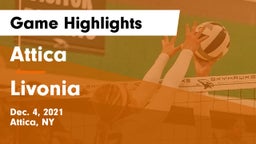 Attica  vs Livonia  Game Highlights - Dec. 4, 2021