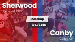 Matchup: Sherwood  vs. Canby  2016