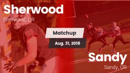 Matchup: Sherwood  vs. Sandy  2018