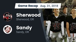 Recap: Sherwood  vs. Sandy  2018