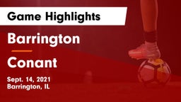 Barrington  vs Conant  Game Highlights - Sept. 14, 2021