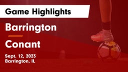 Barrington  vs Conant  Game Highlights - Sept. 12, 2023