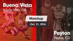 Matchup: Buena Vista High vs. Peyton  2016