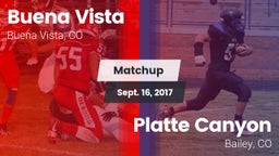 Matchup: Buena Vista High vs. Platte Canyon  2017