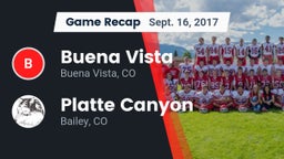 Recap: Buena Vista  vs. Platte Canyon  2017