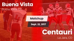 Matchup: Buena Vista High vs. Centauri  2017