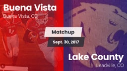 Matchup: Buena Vista High vs. Lake County  2017