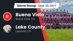 Recap: Buena Vista  vs. Lake County  2017