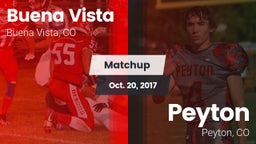 Matchup: Buena Vista High vs. Peyton  2017