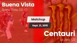 Matchup: Buena Vista High vs. Centauri  2018