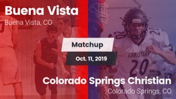 Matchup: Buena Vista High vs. Colorado Springs Christian  2019