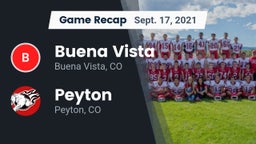 Recap: Buena Vista  vs. Peyton  2021