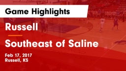 Russell  vs Southeast of Saline  Game Highlights - Feb 17, 2017
