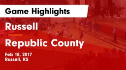 Russell  vs Republic County  Game Highlights - Feb 18, 2017