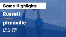 Russell  vs plainville Game Highlights - Oct. 13, 2022