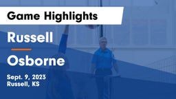 Russell  vs Osborne  Game Highlights - Sept. 9, 2023