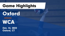 Oxford  vs WCA Game Highlights - Oct. 14, 2022