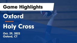 Oxford  vs Holy Cross  Game Highlights - Oct. 29, 2022