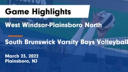 West Windsor-Plainsboro North  vs South Brunswick Varsity Boys Volleyball  Game Highlights - March 23, 2022