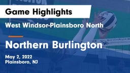 West Windsor-Plainsboro North  vs Northern Burlington  Game Highlights - May 2, 2022