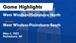 West Windsor-Plainsboro North  vs West Windsor-Plainsboro South  Game Highlights - May 6, 2022