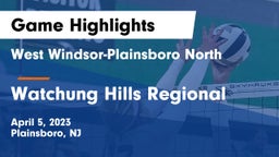 West Windsor-Plainsboro North  vs Watchung Hills Regional  Game Highlights - April 5, 2023