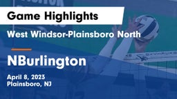 West Windsor-Plainsboro North  vs NBurlington Game Highlights - April 8, 2023