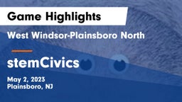 West Windsor-Plainsboro North  vs stemCivics Game Highlights - May 2, 2023