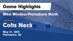 West Windsor-Plainsboro North  vs Colts Neck  Game Highlights - May 31, 2023