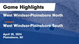 West Windsor-Plainsboro North  vs West Windsor-Plainsboro South  Game Highlights - April 20, 2024