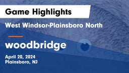 West Windsor-Plainsboro North  vs woodbridge  Game Highlights - April 20, 2024