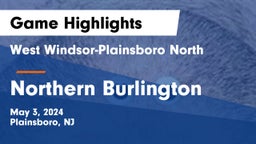West Windsor-Plainsboro North  vs Northern Burlington Game Highlights - May 3, 2024