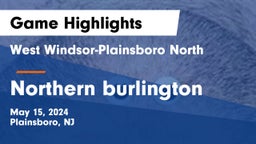 West Windsor-Plainsboro North  vs Northern burlington Game Highlights - May 15, 2024