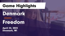 Denmark  vs Freedom  Game Highlights - April 24, 2023