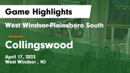 West Windsor-Plainsboro South  vs Collingswood  Game Highlights - April 17, 2023