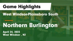 West Windsor-Plainsboro South  vs Northern Burlington  Game Highlights - April 24, 2023