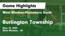 West Windsor-Plainsboro South  vs Burlington Township  Game Highlights - May 10, 2023