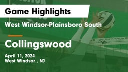 West Windsor-Plainsboro South  vs Collingswood  Game Highlights - April 11, 2024