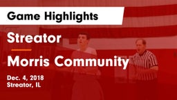 Streator  vs Morris Community  Game Highlights - Dec. 4, 2018