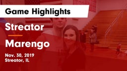 Streator  vs Marengo  Game Highlights - Nov. 30, 2019