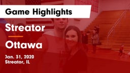 Streator  vs Ottawa  Game Highlights - Jan. 31, 2020