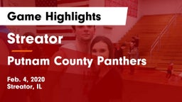 Streator  vs Putnam County Panthers Game Highlights - Feb. 4, 2020