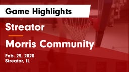 Streator  vs Morris Community  Game Highlights - Feb. 25, 2020