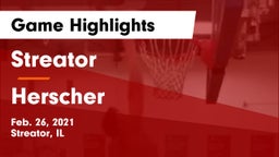 Streator  vs Herscher  Game Highlights - Feb. 26, 2021