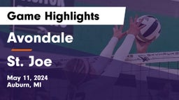 Avondale  vs St. Joe Game Highlights - May 11, 2024