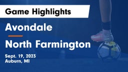 Avondale  vs North Farmington  Game Highlights - Sept. 19, 2023