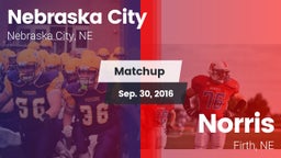 Matchup: Nebraska City High vs. Norris  2016